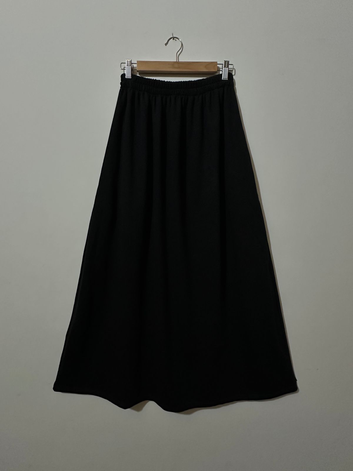 Winter Black Pocket Skirt