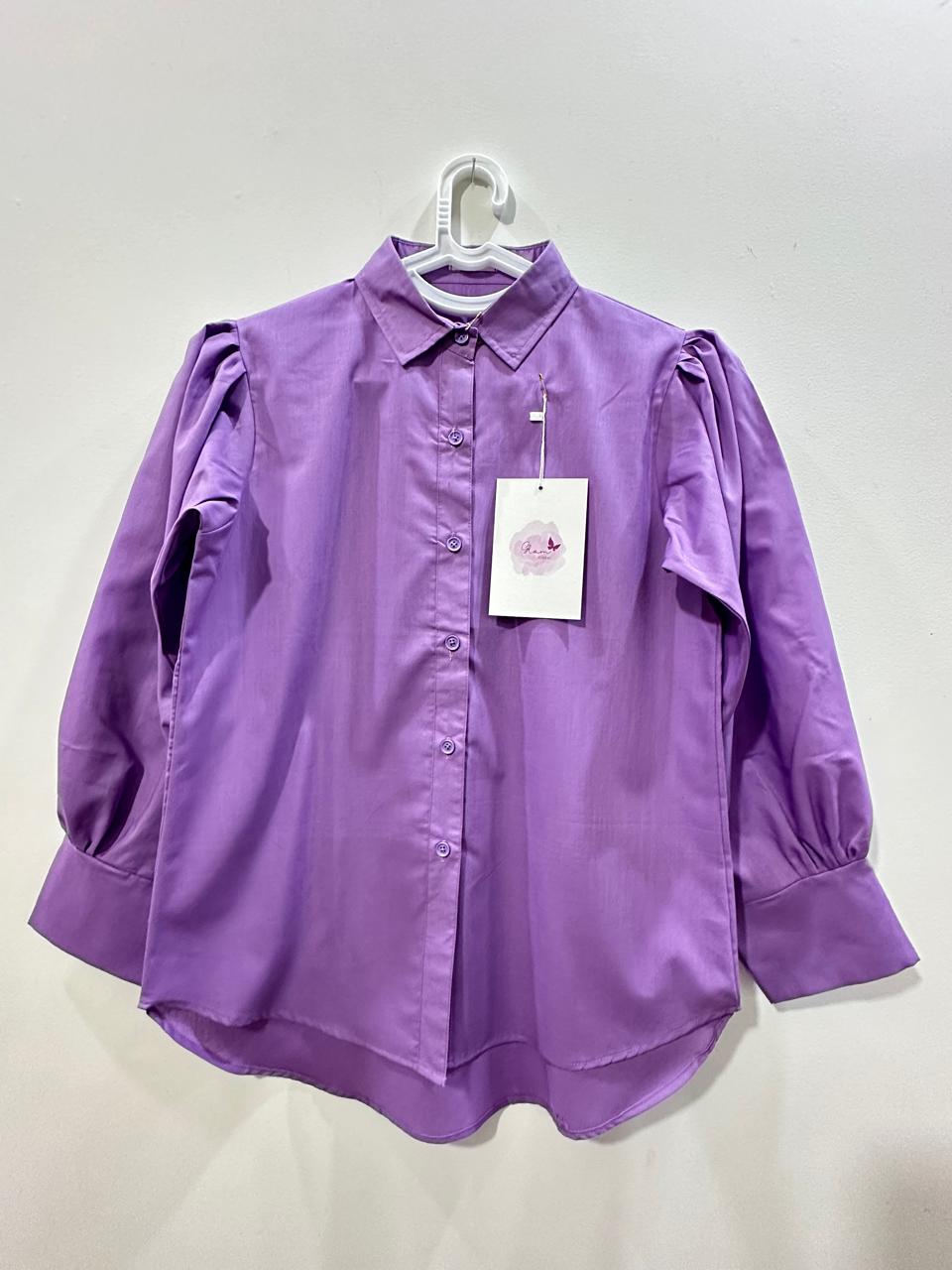 Lavender Button Down Shirt