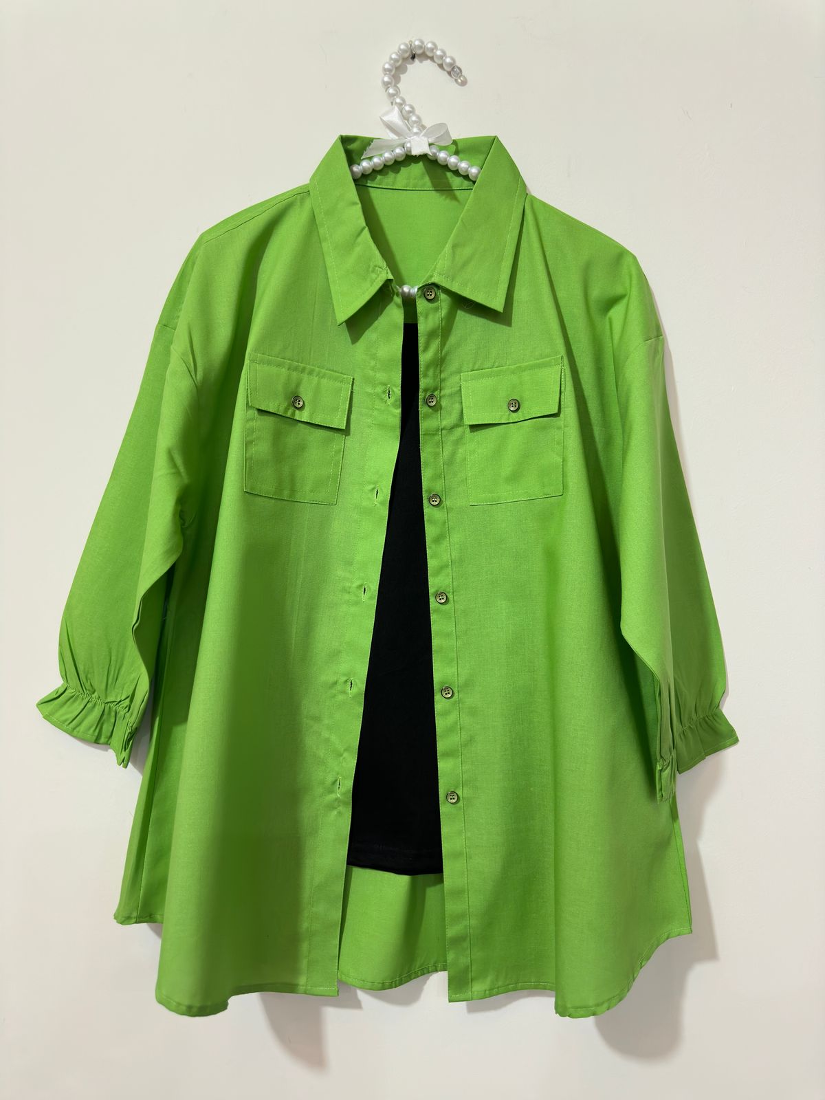 Parrot Button Down Pockets Shirt