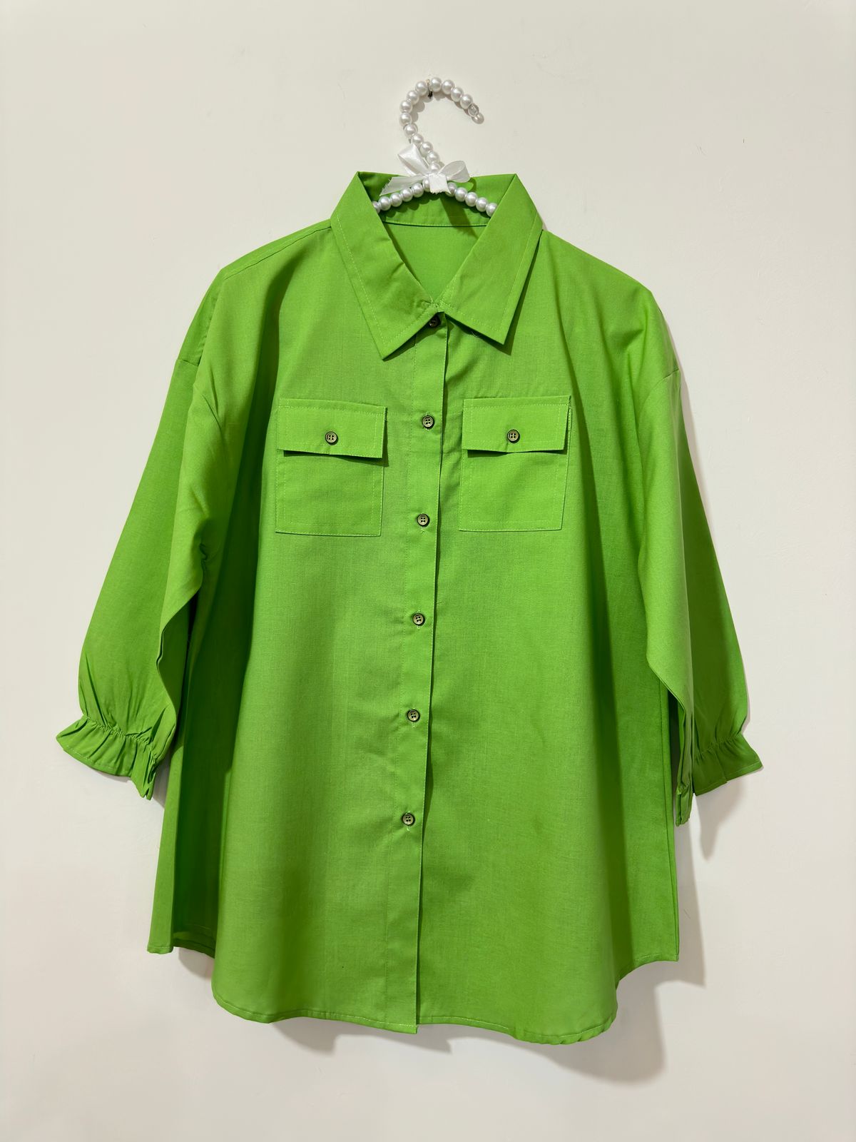 Parrot Button Down Pockets Shirt