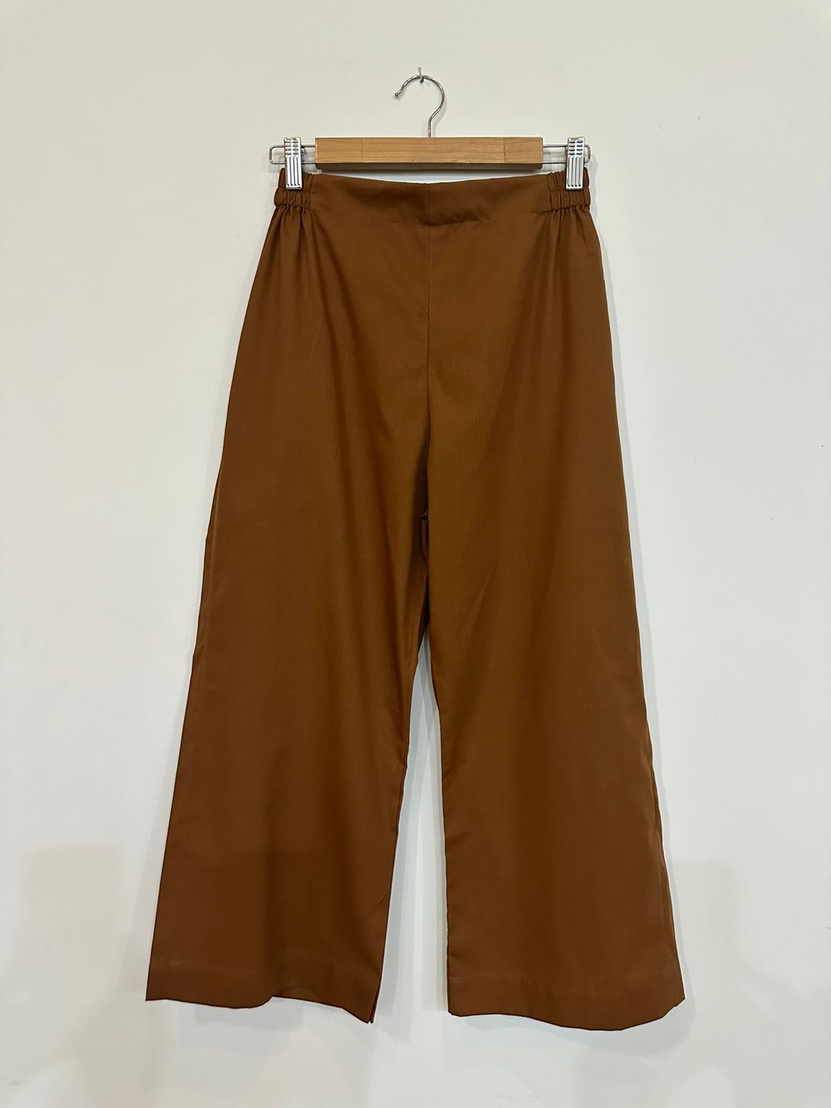 Brown Button Down Pockets Shirt With Trouser