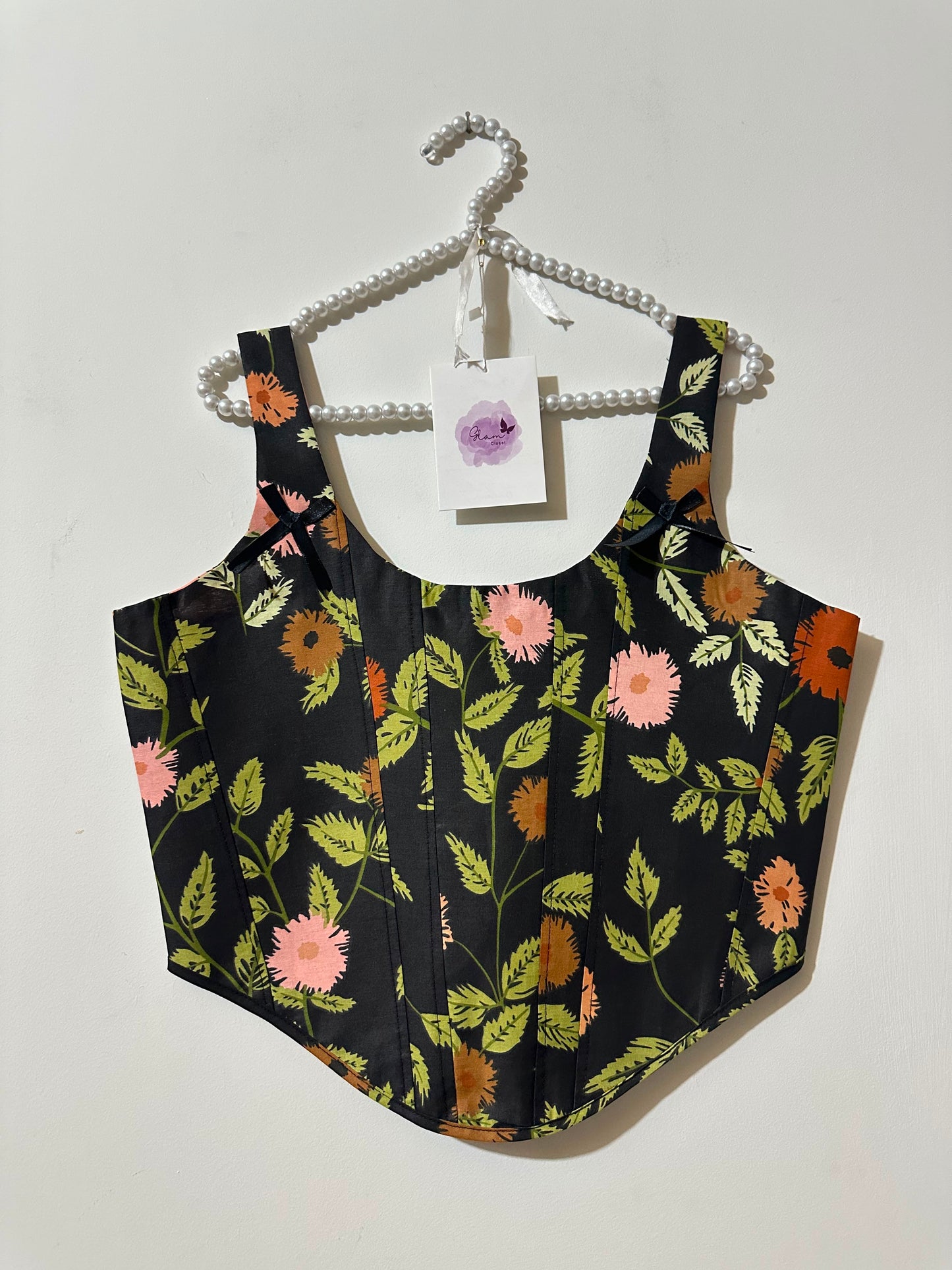 Nior Daisy Corset, Shirt & Skirt Set