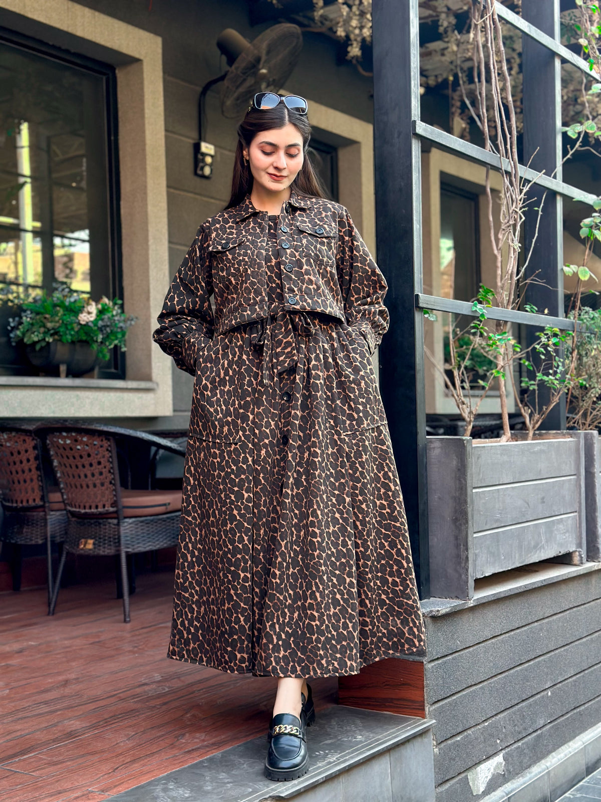 The Leopard Jacket & Maxi Dress