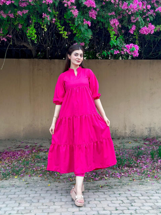 Shocking Pink Maxi