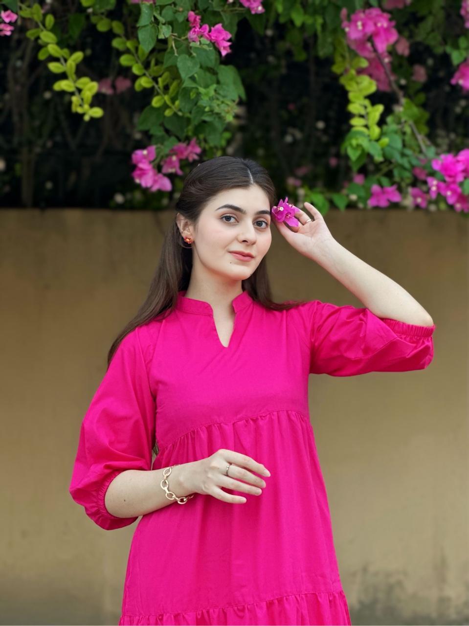 Shocking Pink Maxi