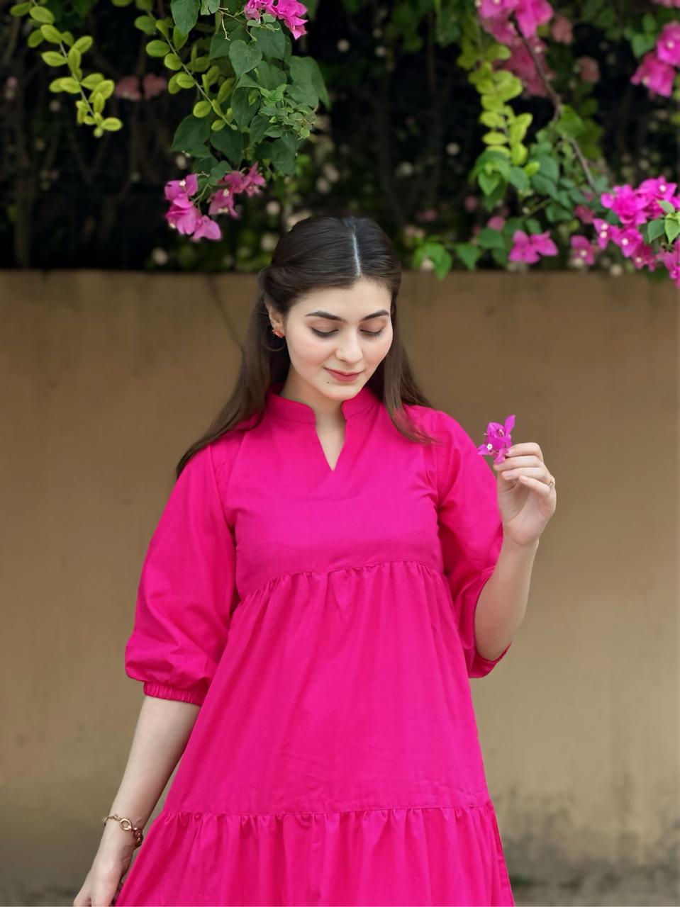 Shocking Pink Maxi