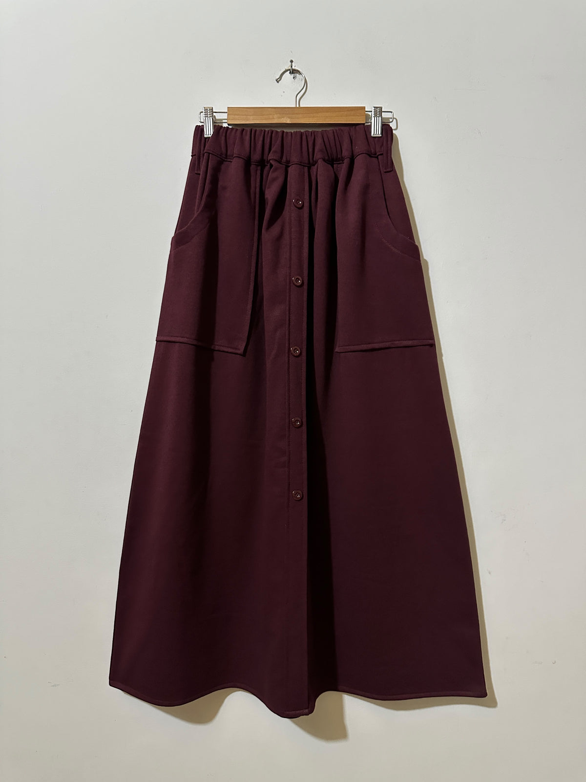 Maroon Vaist & Skirt Set