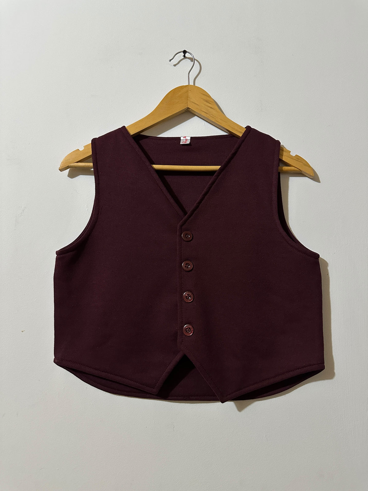 Maroon Vaist & Skirt Set