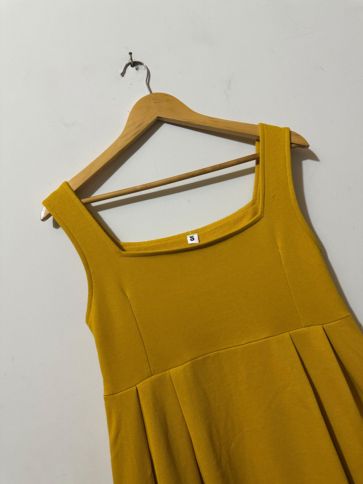 Mustard Cropped Jacket & Plated Maxi  Set