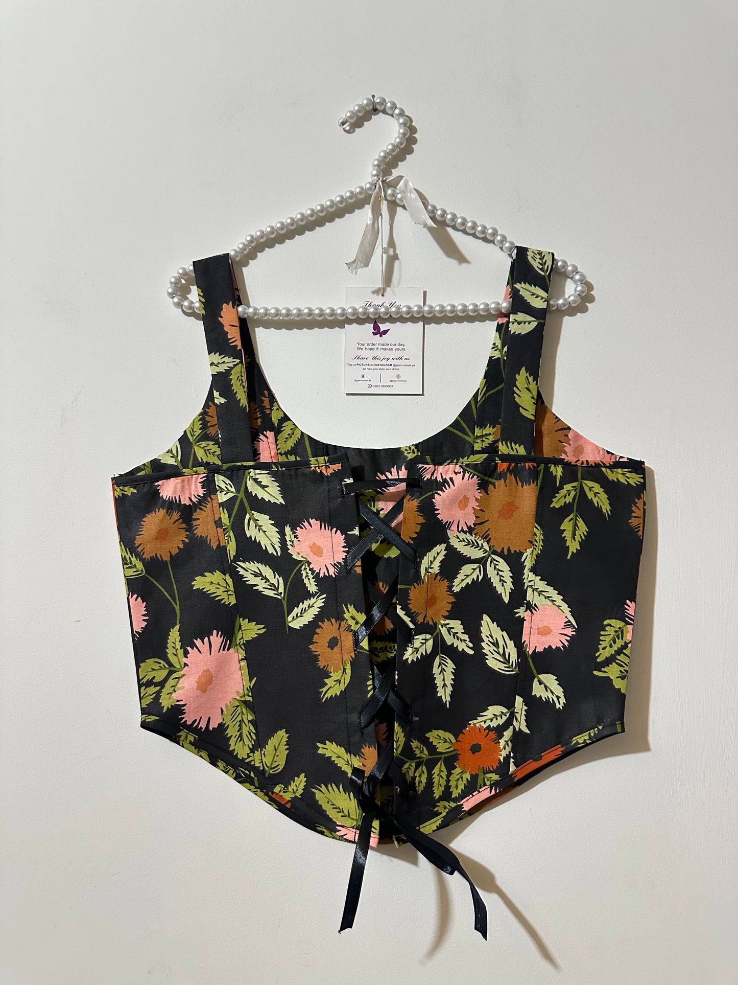 Nior Daisy Corset, Shirt & Skirt Set