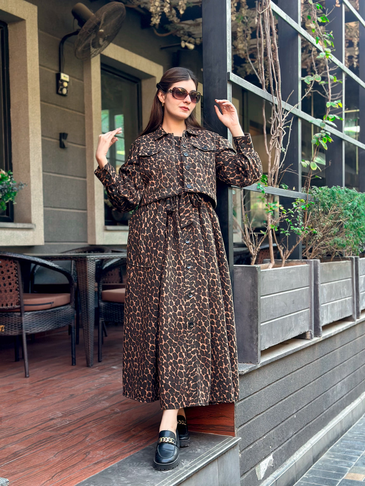 The Leopard Jacket & Maxi Dress