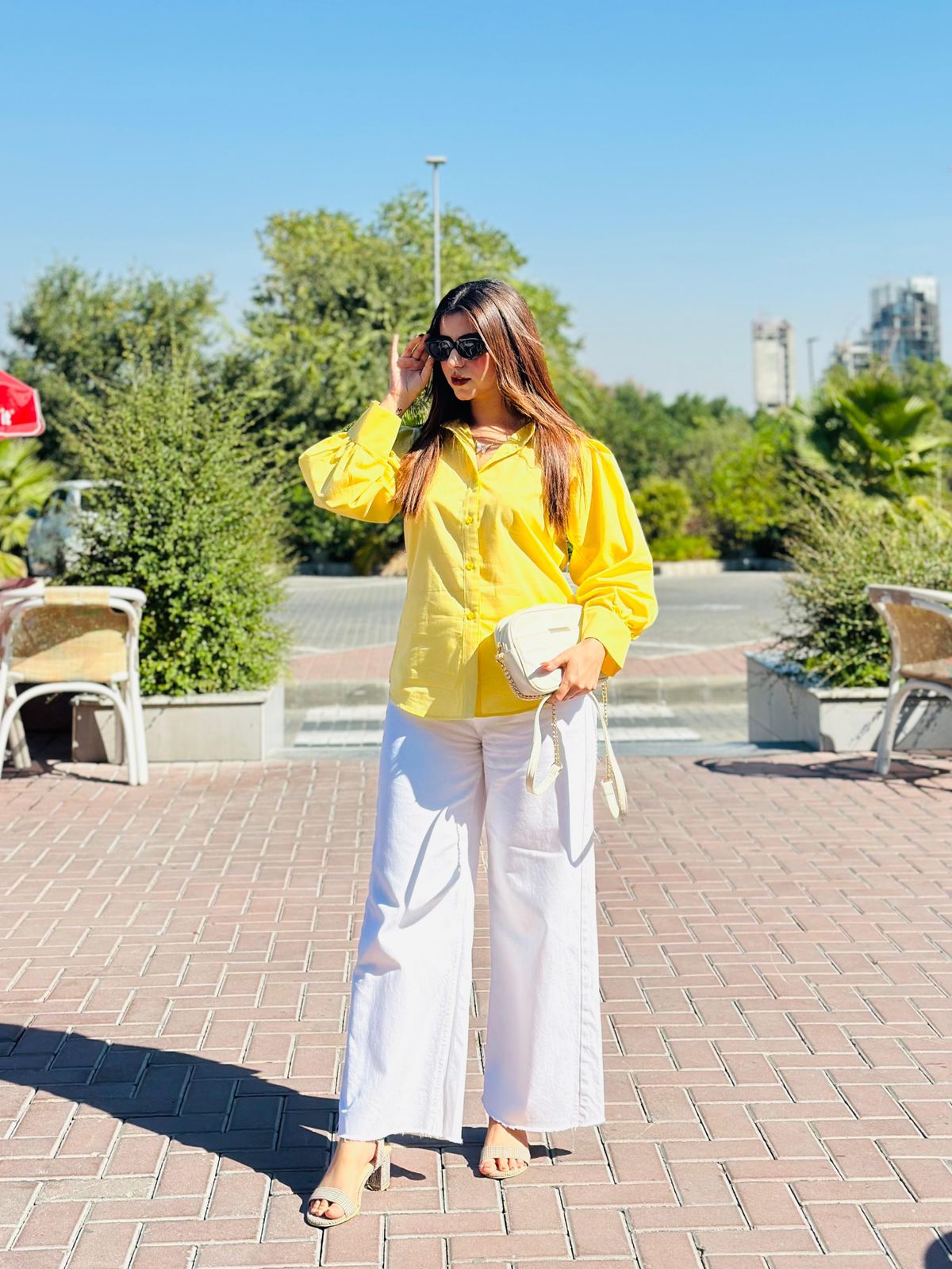 Yellow Button Down Shirt