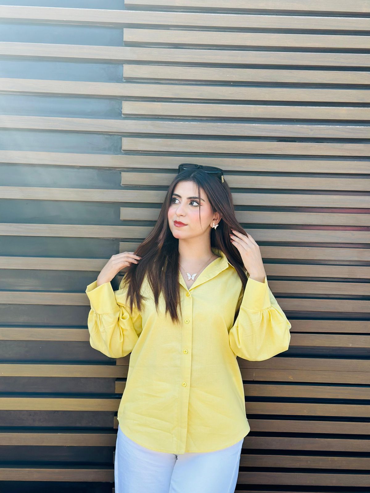 Yellow Button Down Shirt