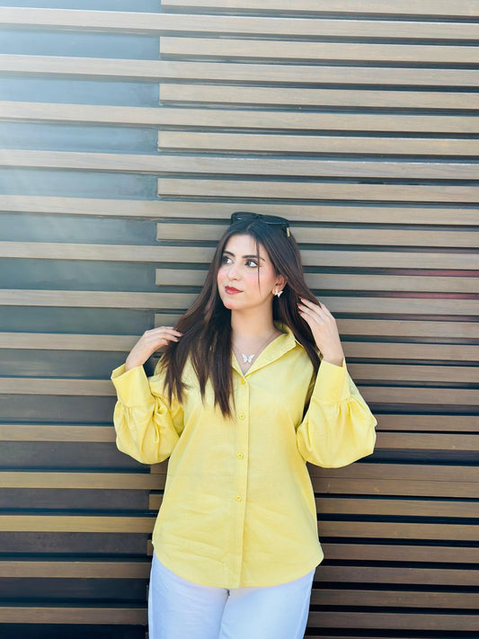Yellow Button Down Shirt