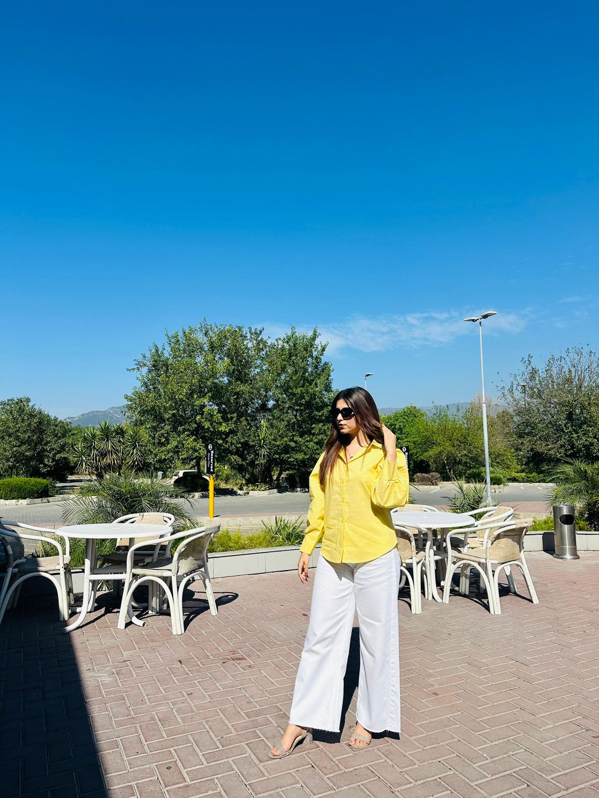 Yellow Button Down Shirt