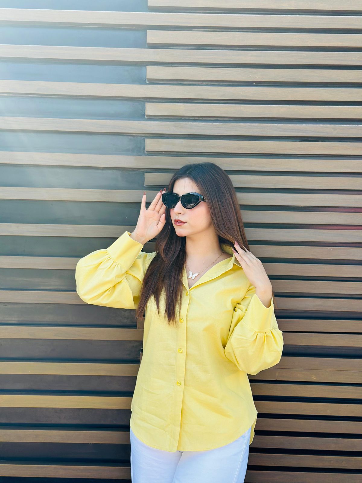 Yellow Button Down Shirt