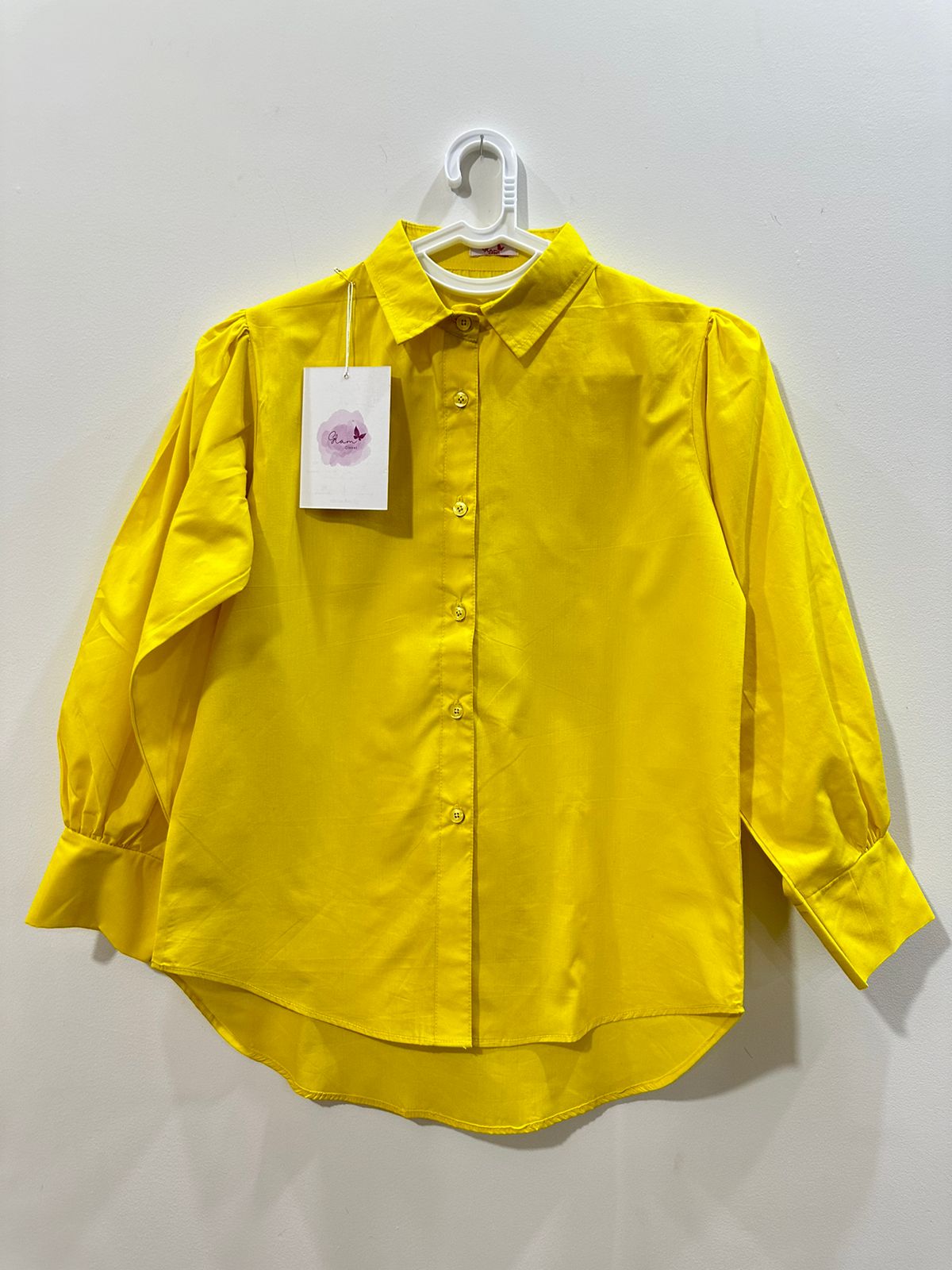 Yellow Button Down Shirt
