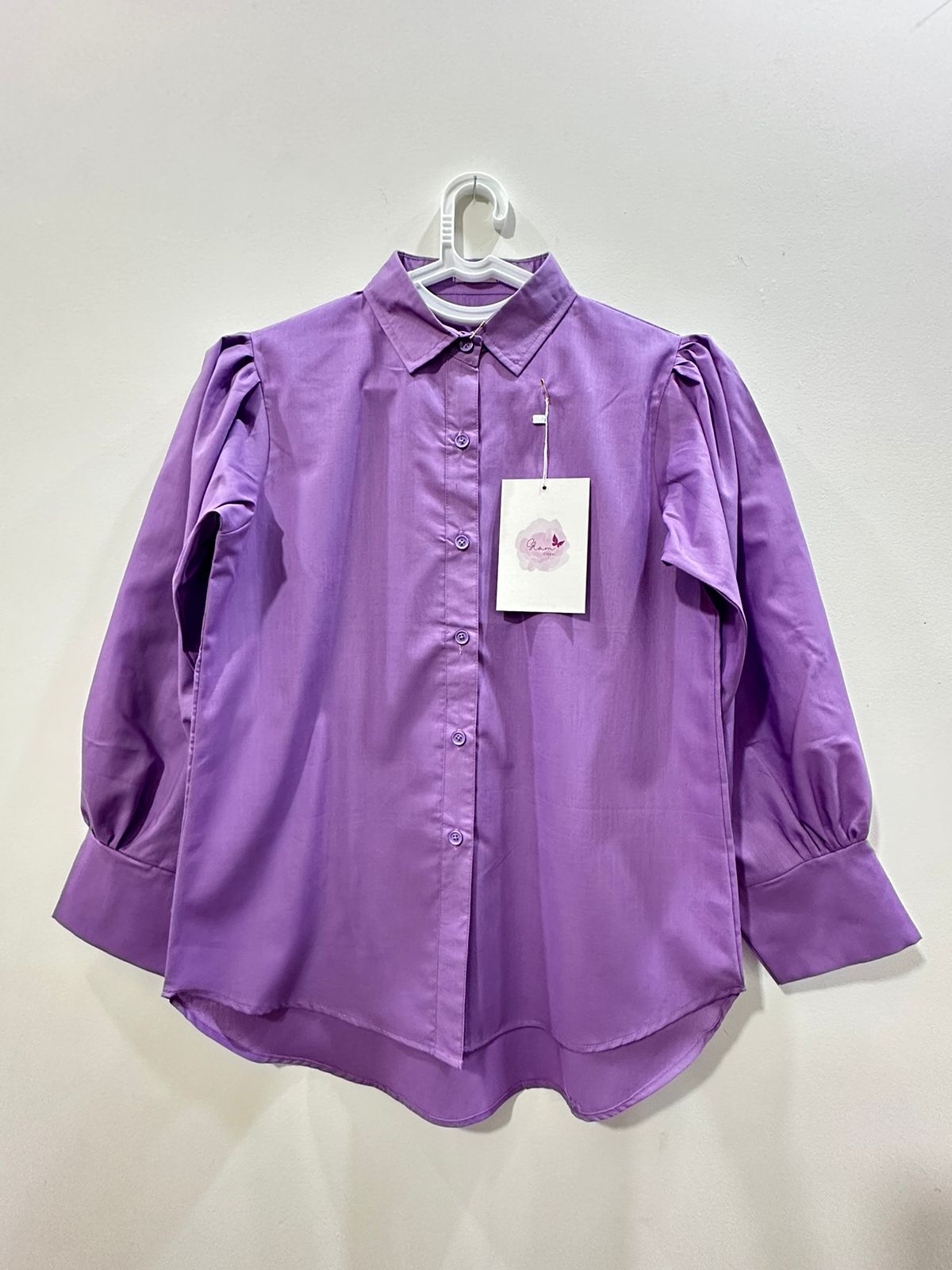 Lavender Button Down Shirt