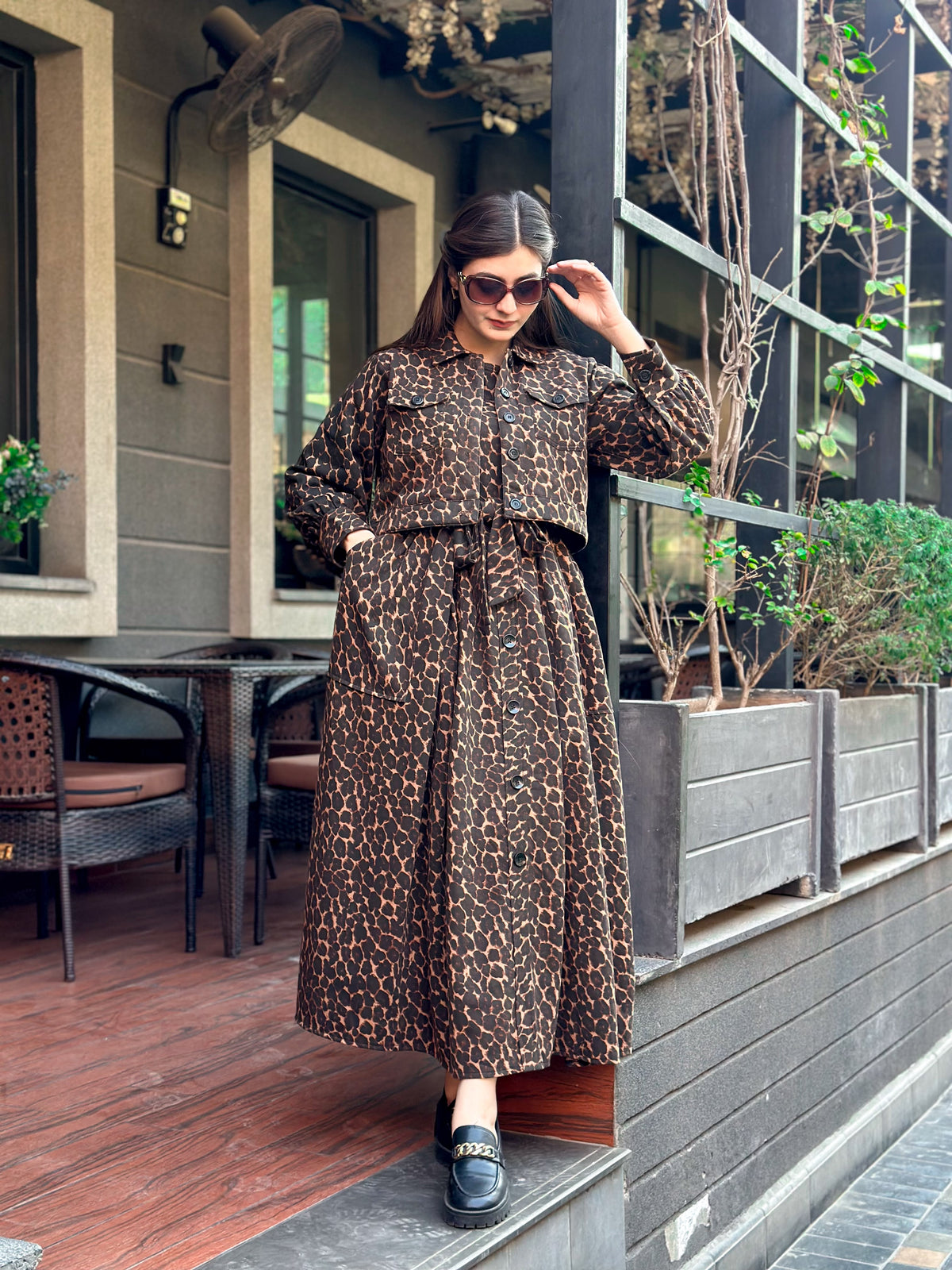 The Leopard Jacket & Maxi Dress