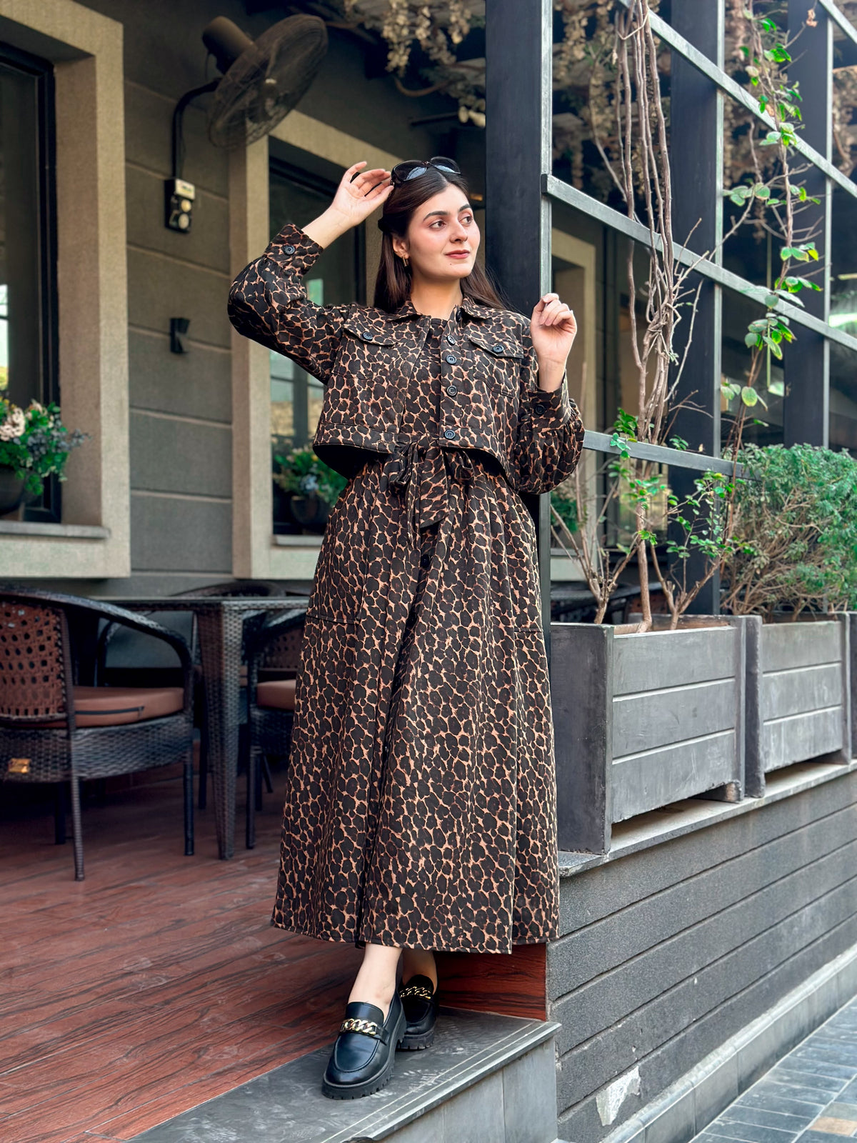 The Leopard Jacket & Maxi Dress