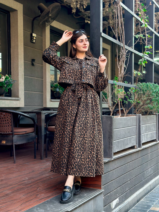 The Leopard Jacket & Maxi Dress