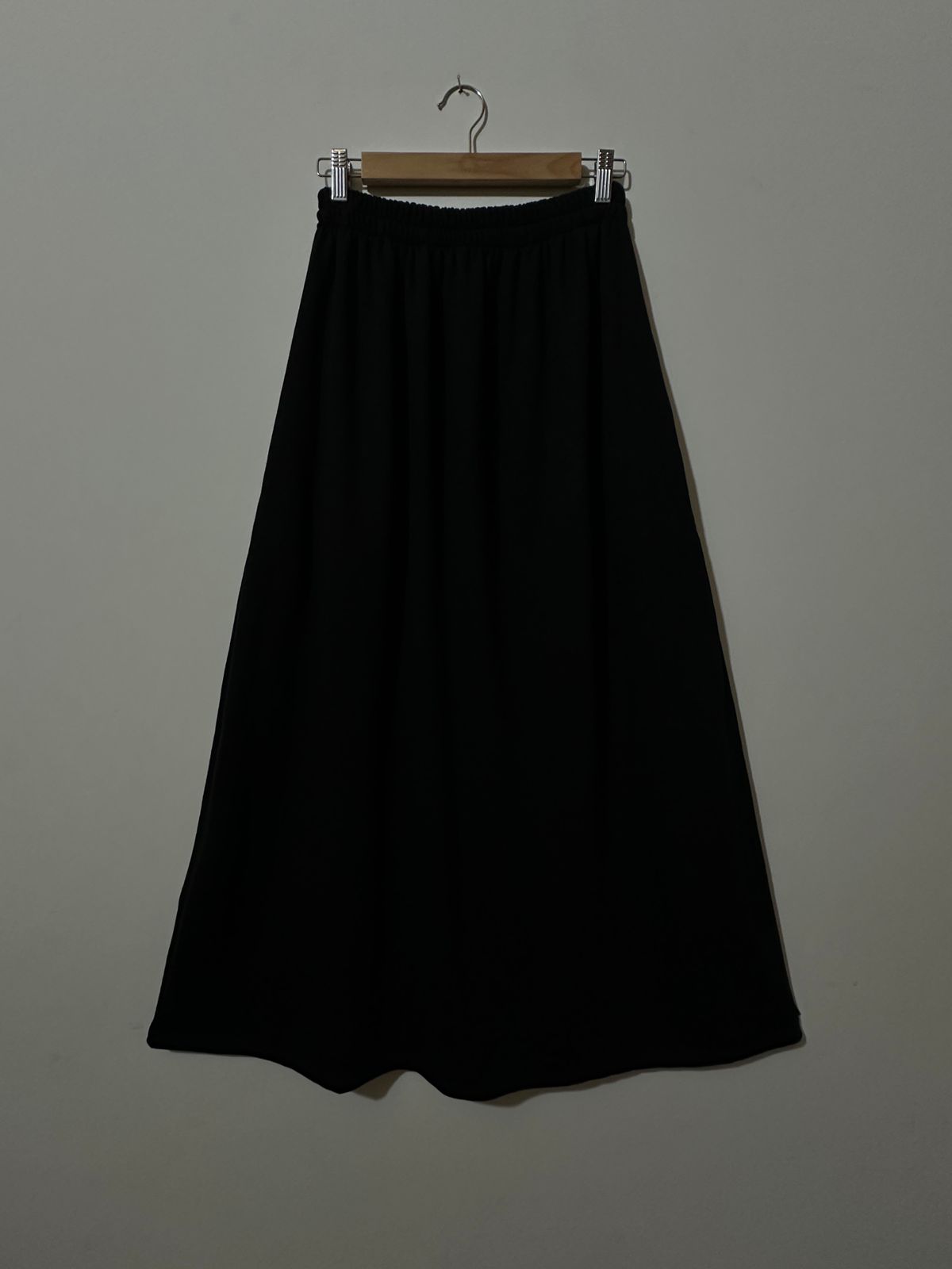 Winter Black Pocket Skirt