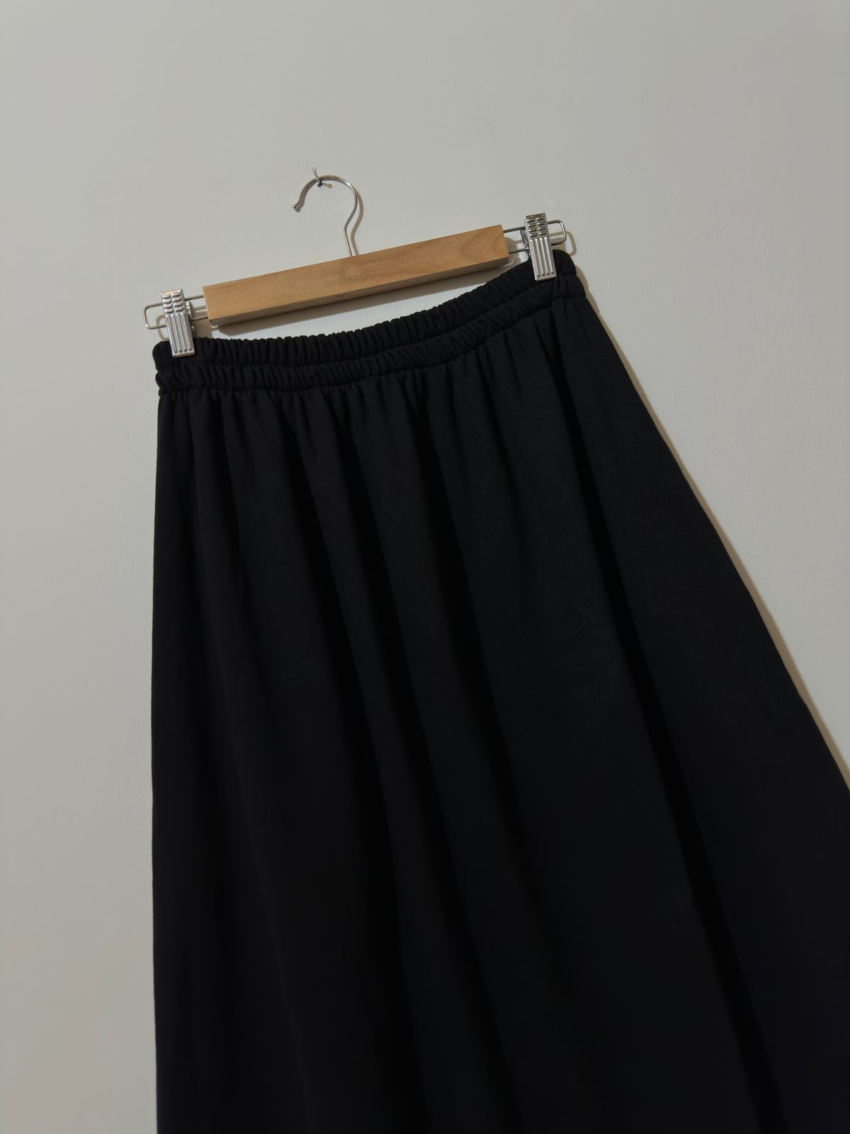Winter Black Pocket Skirt