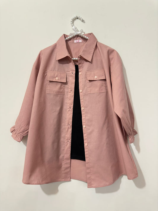 Peechy Keen Button Down Pockets Shirt