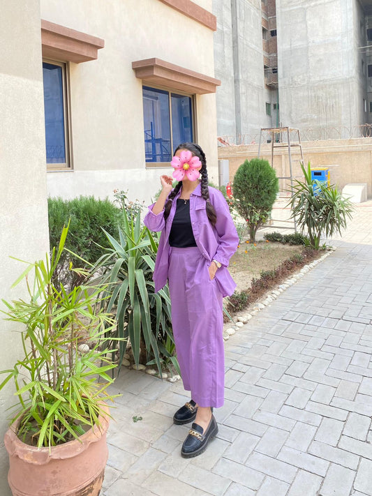 Lavender cord set