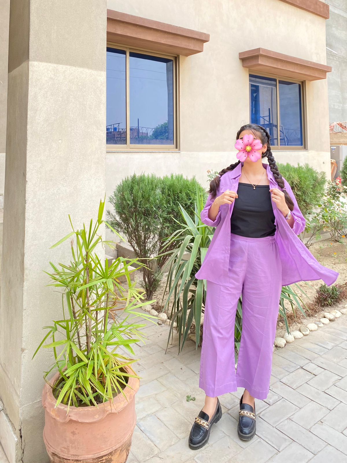 Lavender cord set