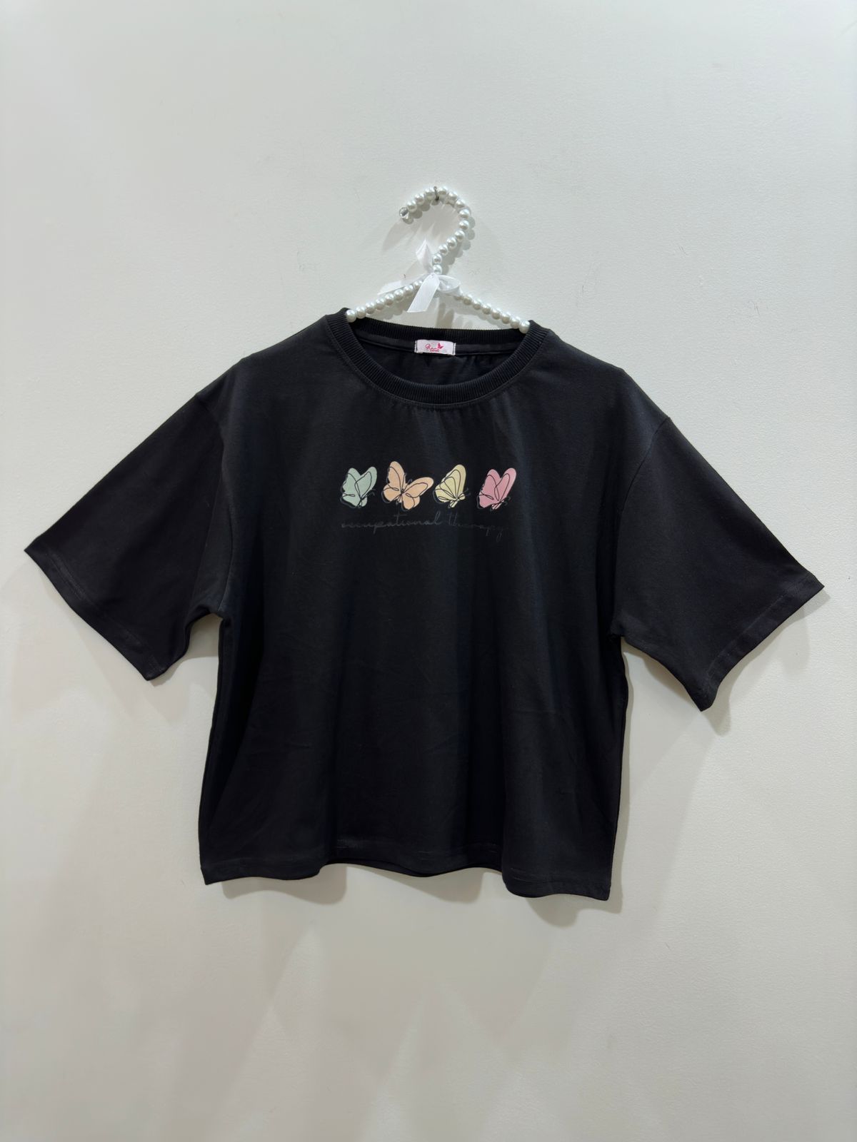 Butterfly White Baggy T-Shirt
