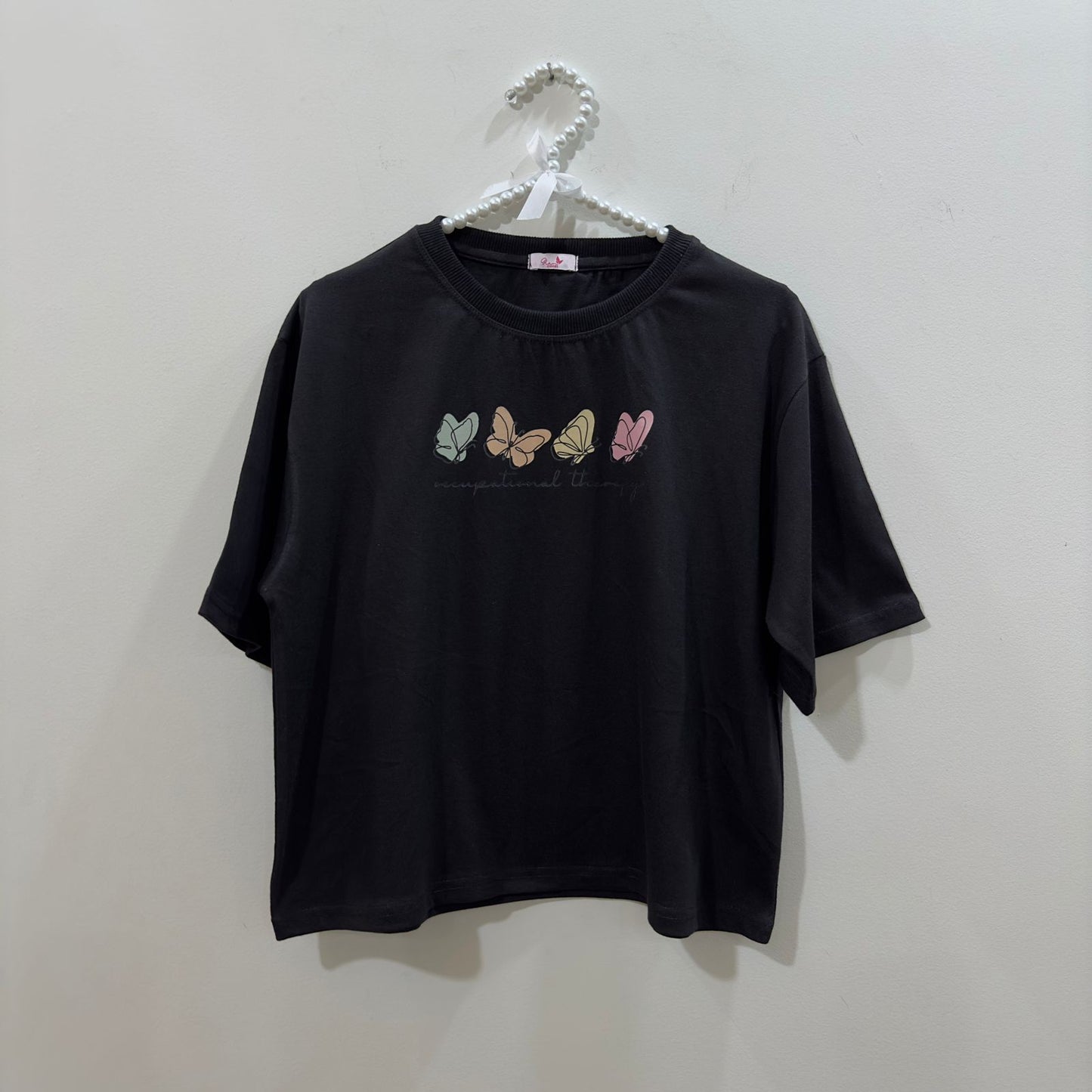 Butterfly White Baggy T-Shirt