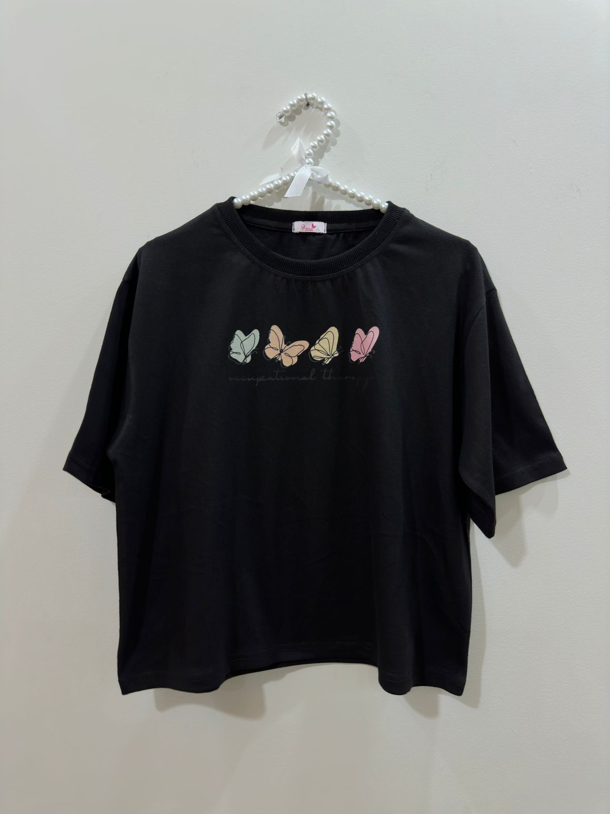 Butterfly White Baggy T-Shirt