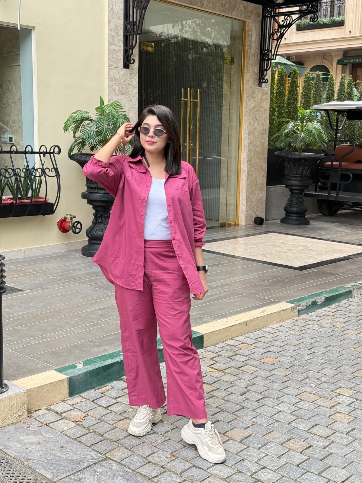 Beetroot Co-ord Set