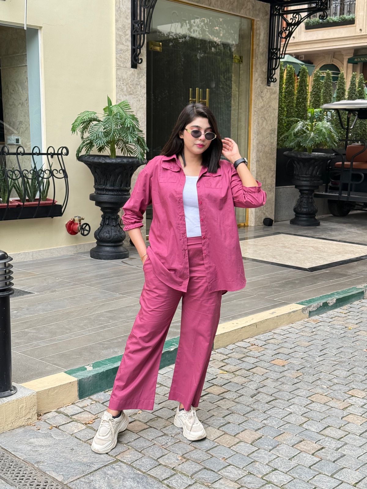 Beetroot Co-ord Set