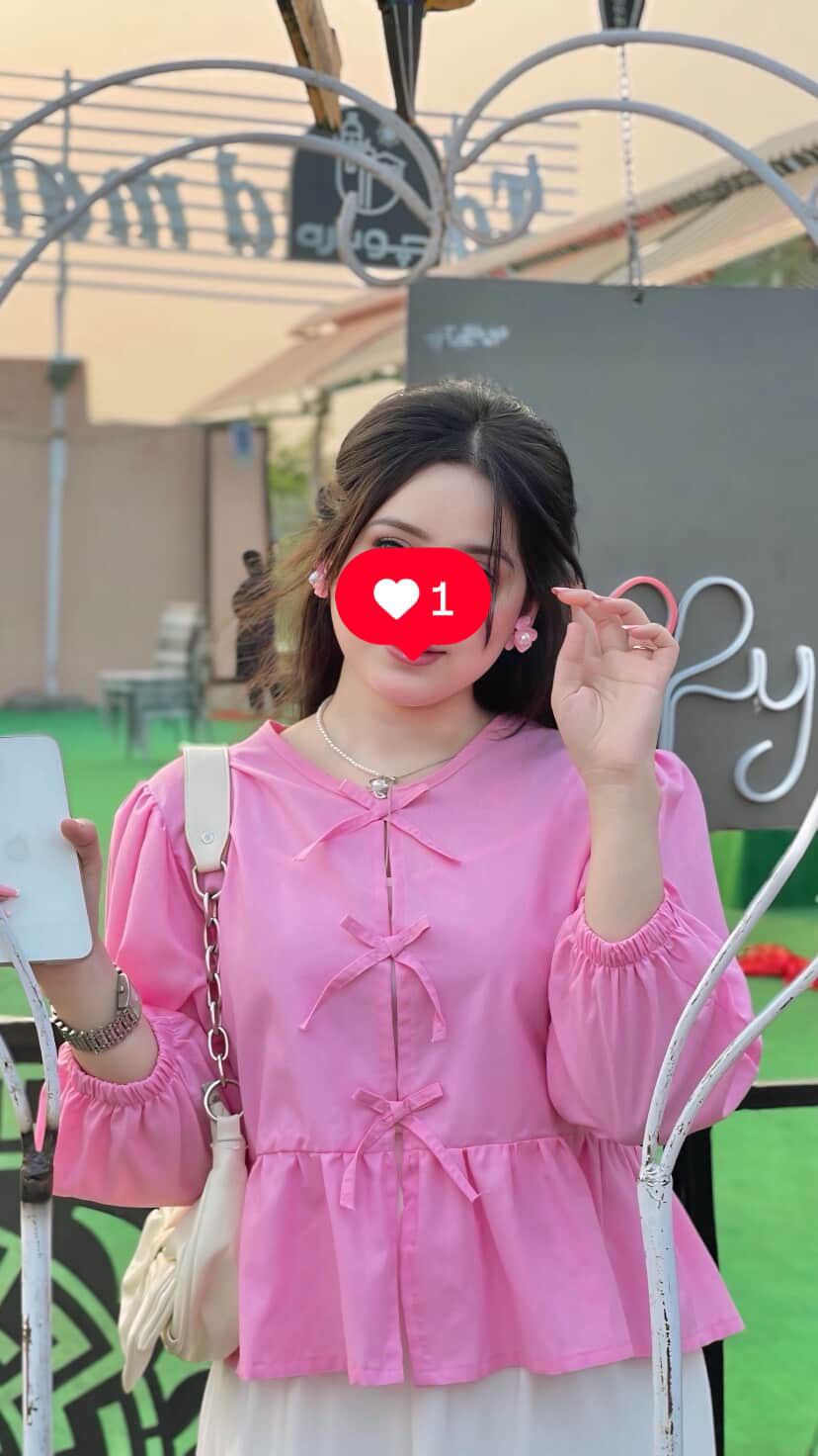 Pink Bow Top