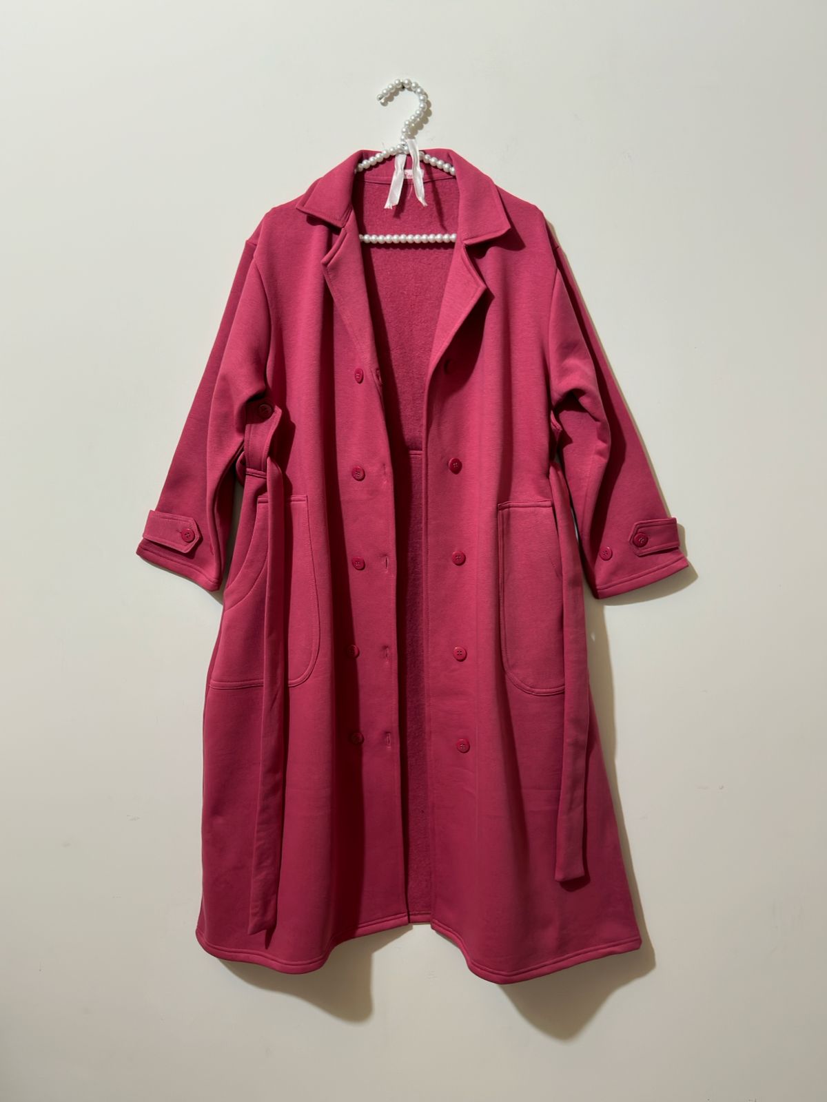 Hot Pink Long Coat