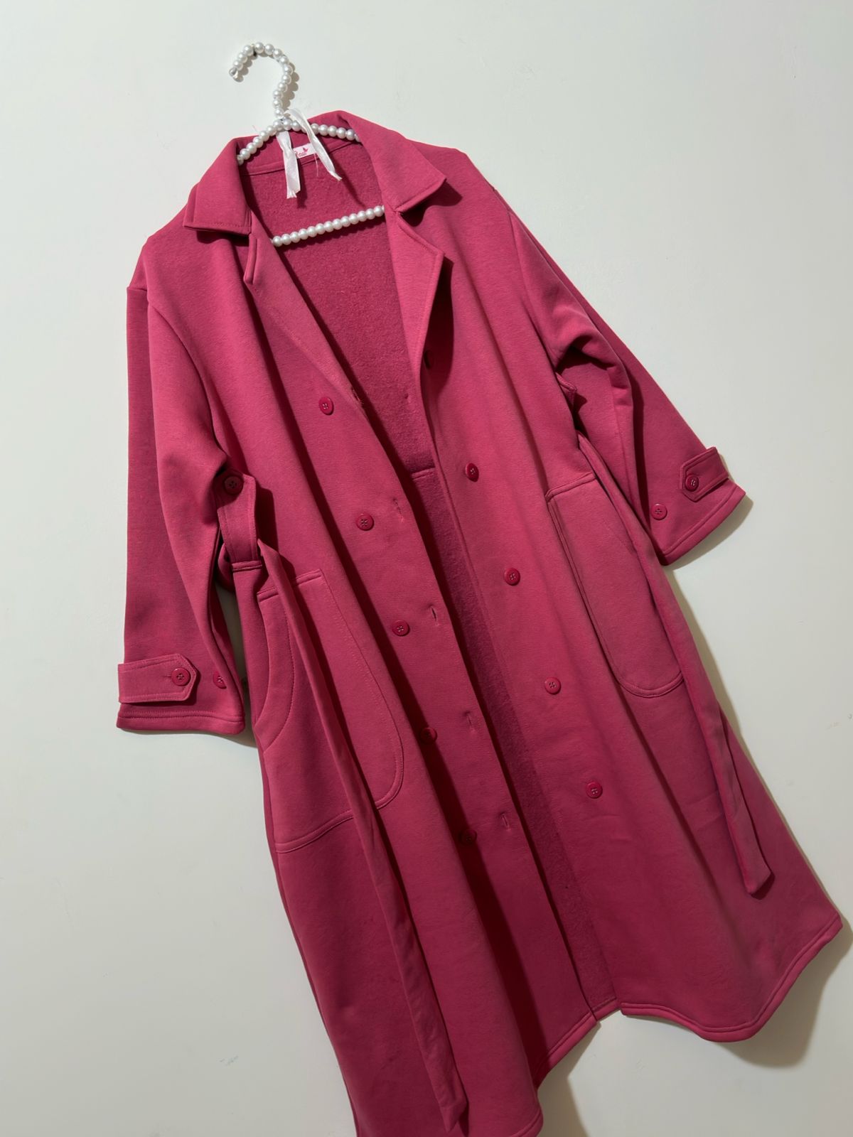 Hot Pink Long Coat