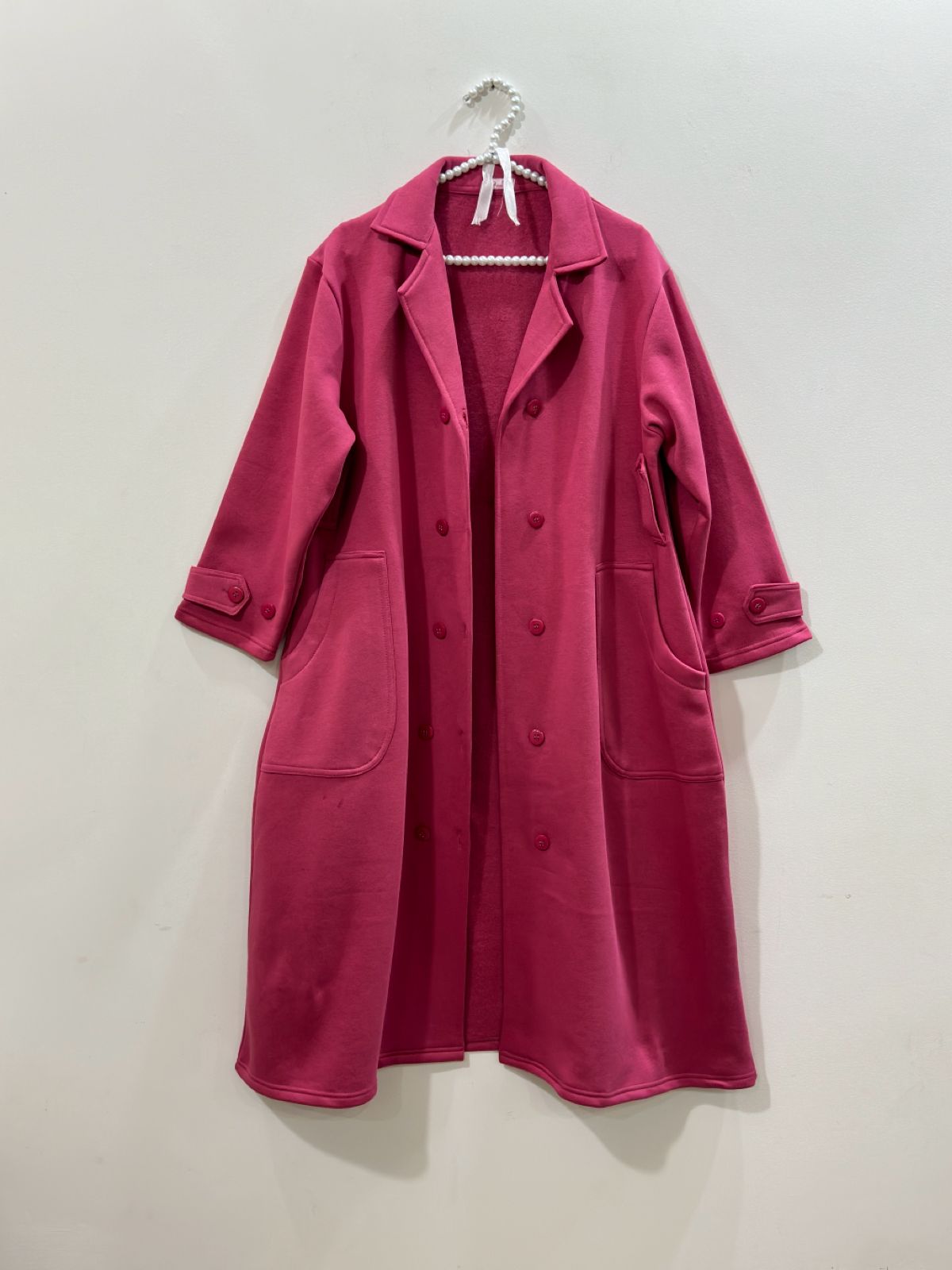 Hot Pink Long Coat