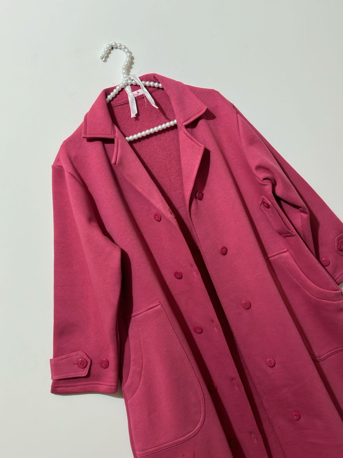 Hot Pink Long Coat