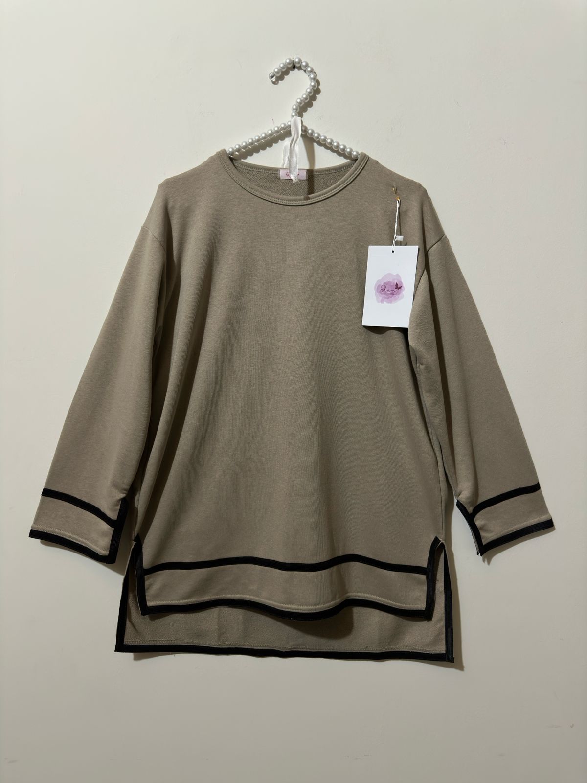 Stone-Grey Chic Co-ord Set