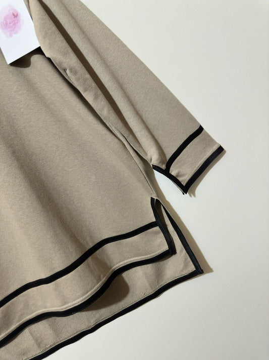 Stone-Grey Chic Co-ord Set