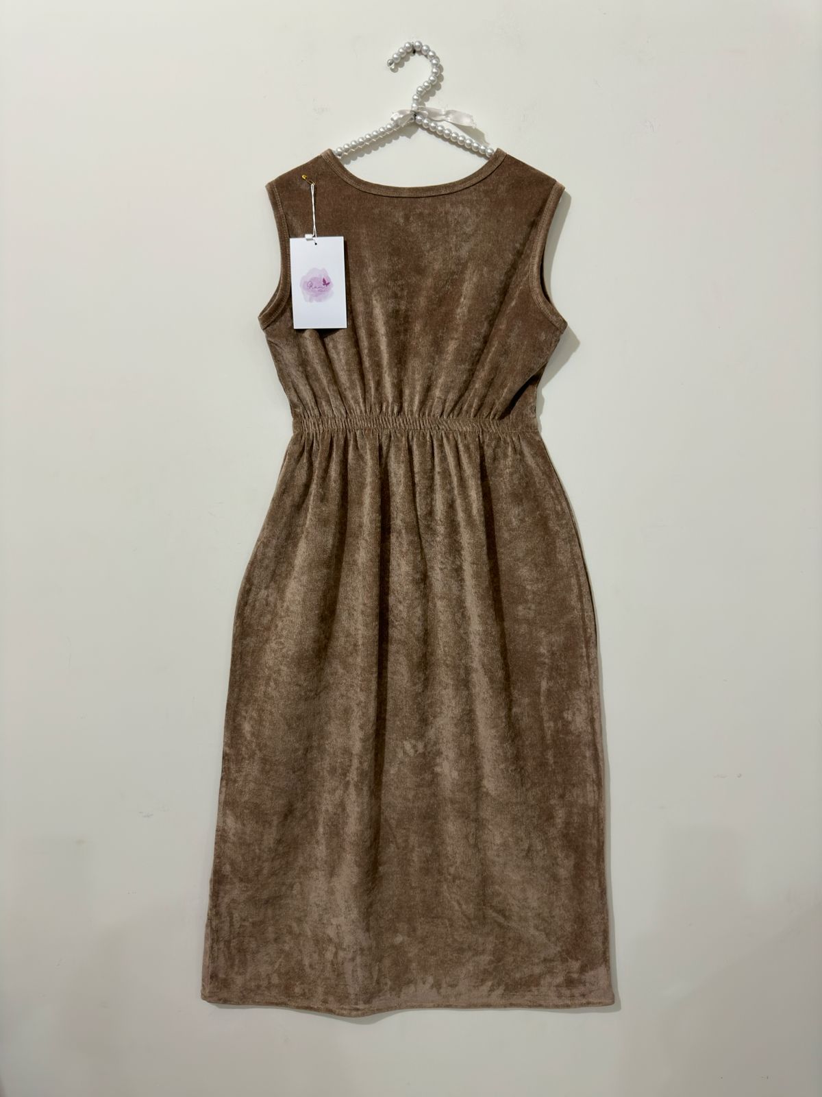 Brown Velvet Long Maxi & Jacket