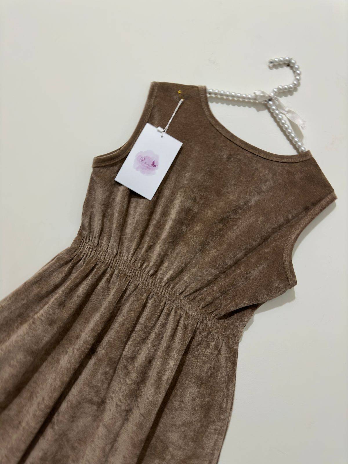 Brown Velvet Long Maxi & Jacket