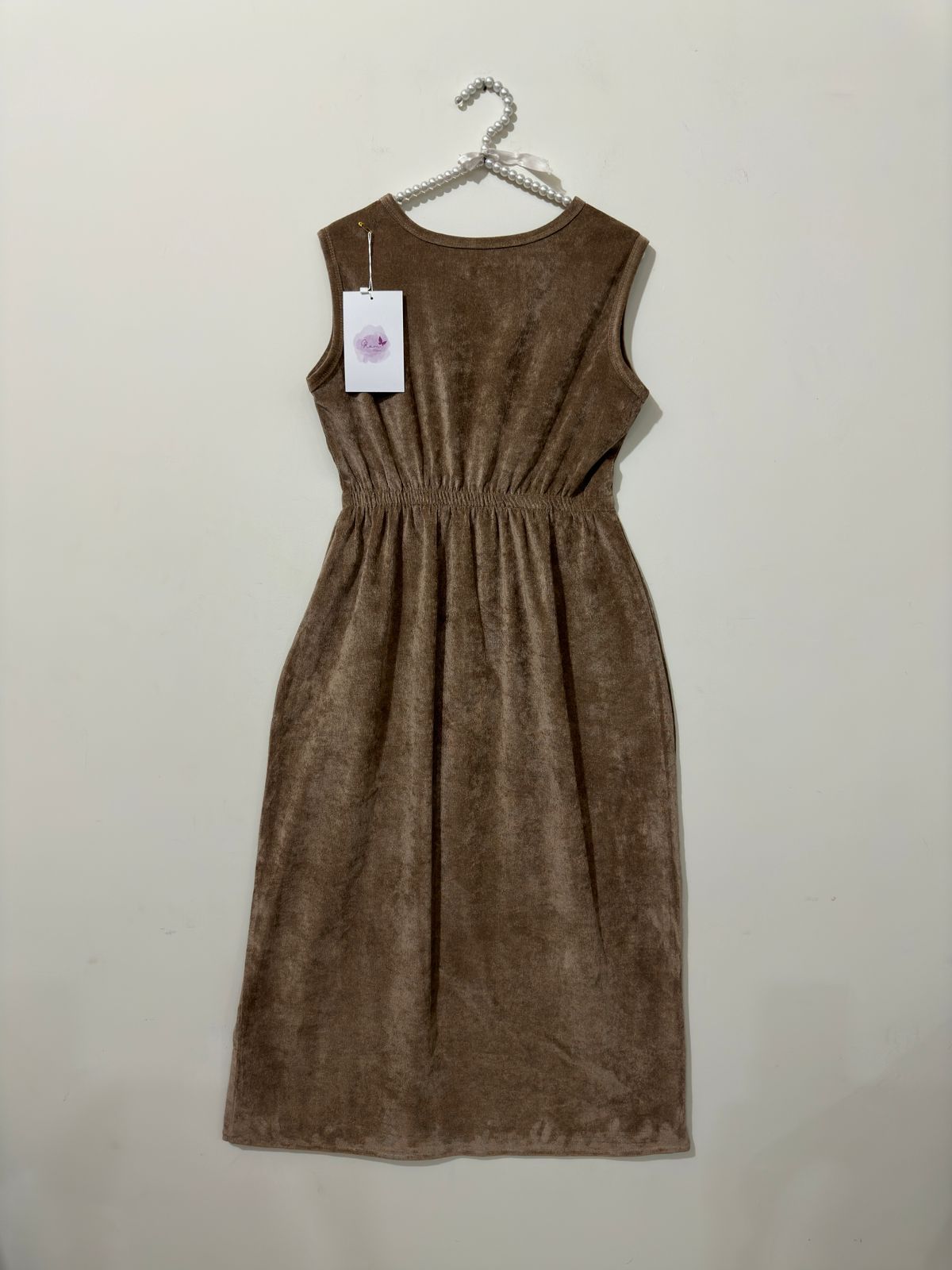 Brown Velvet Long Maxi & Jacket