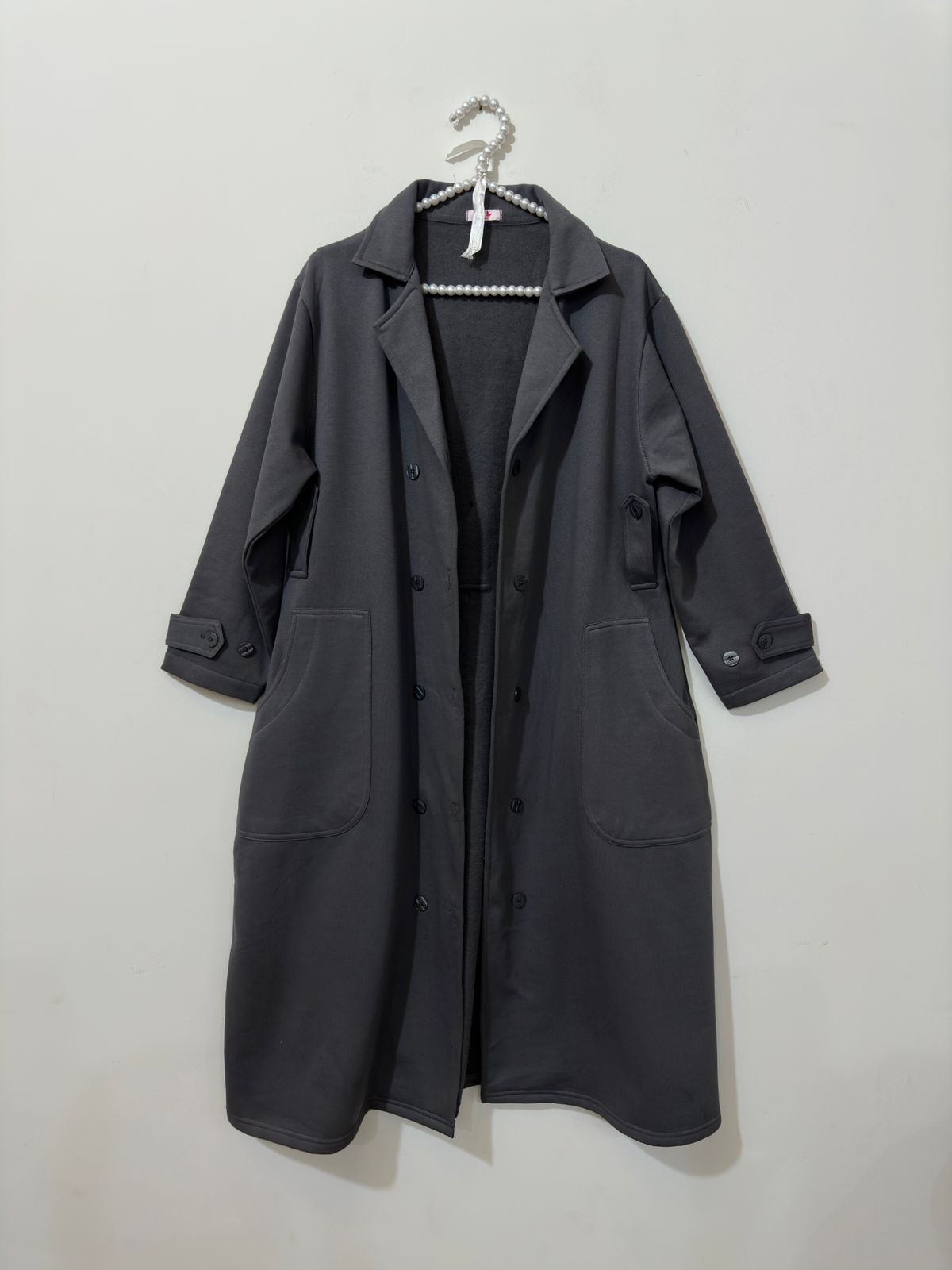 Stone Grey Long Coat