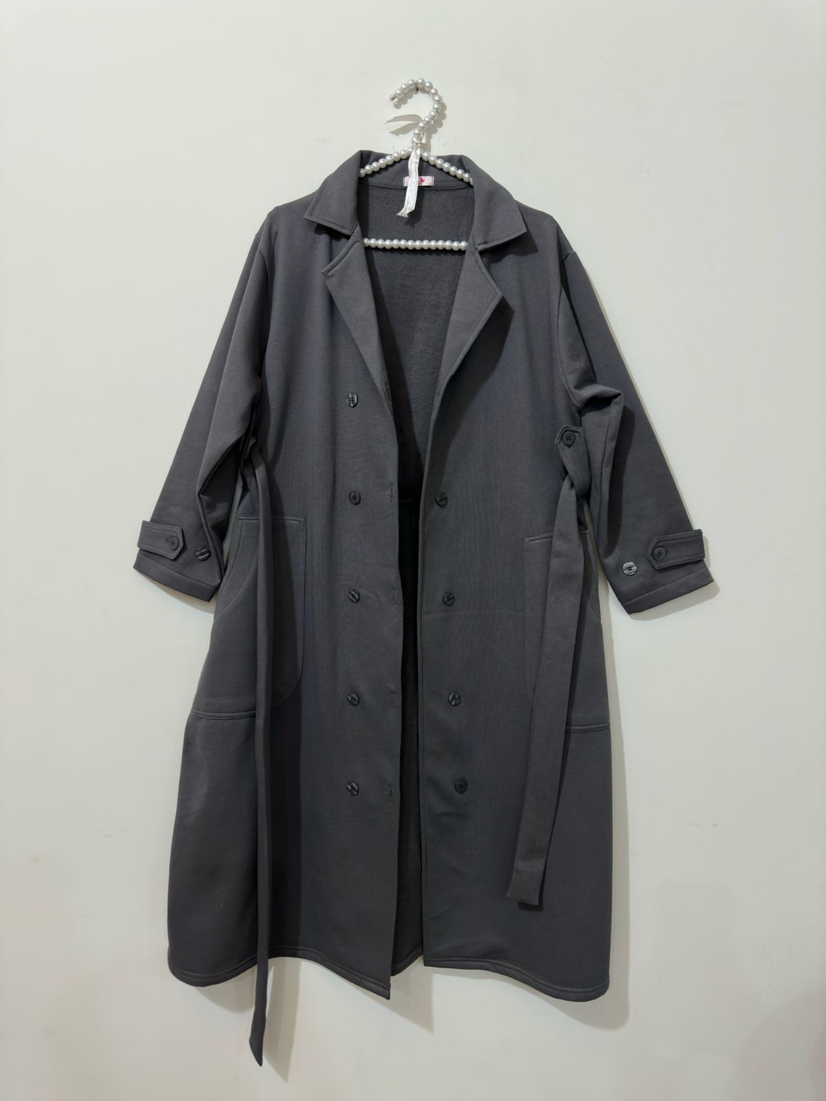Stone Grey Long Coat