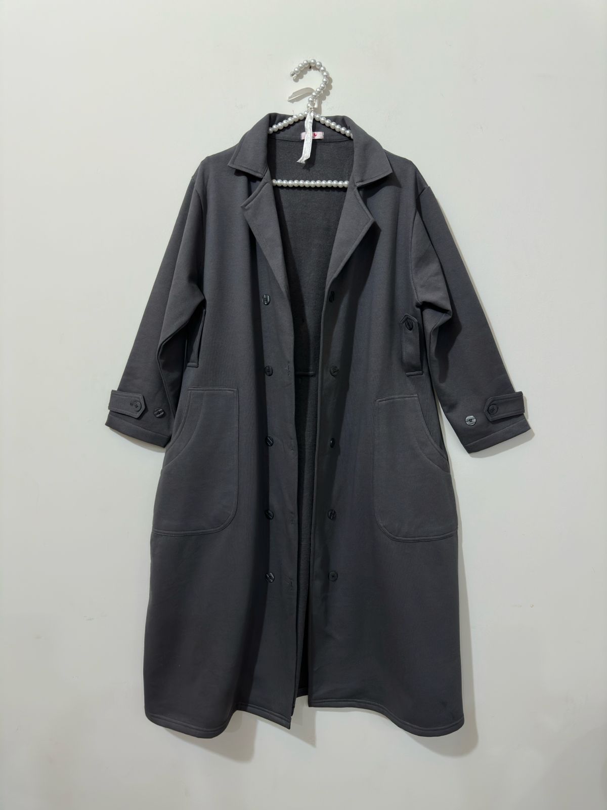 Stone Grey Long Coat