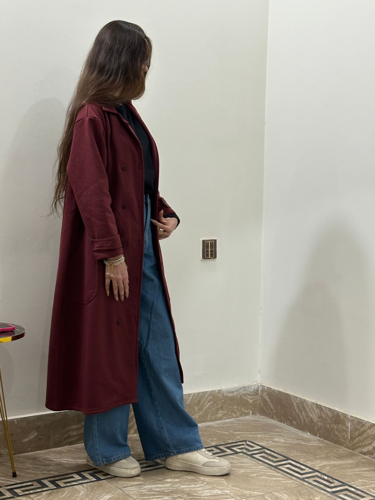 Maroon Long Coat