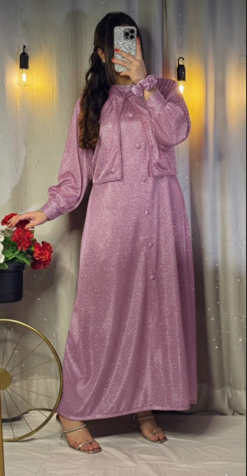 Pink Moonlight Maxi with Jacket